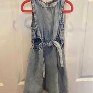 Zara Denim Cutout Dress - Little Girl